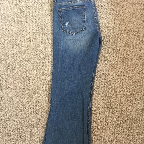 SP Black distressed jeans with bootcut flare - Picture 2 of 4